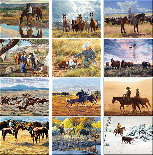 American West by Tim Cox Spiral Bound Wall Calendar for 2023